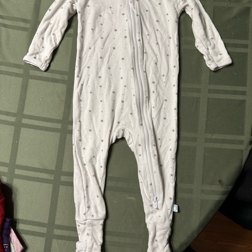 Starry Cream Kids One Piece